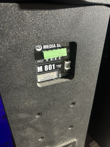 Rcf media series m801 - media,