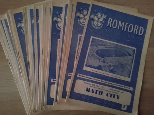 Romford home programmes - romford, f.c.