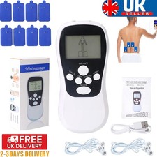 8 Modes Tens Unit Muscle Therapy Pain Relief Stimulator Machine Pulse Massager