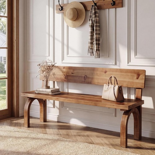 Inch farmhouse solid wood - 63-inch,