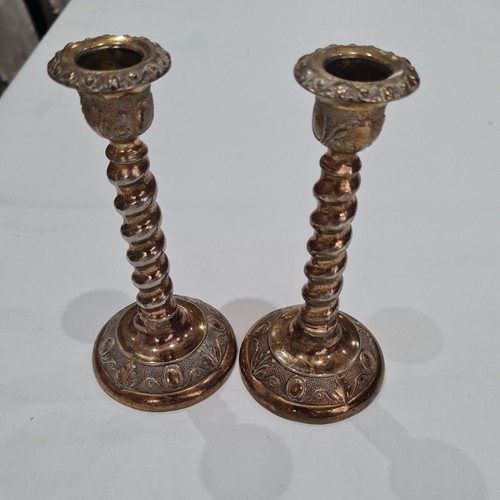 Vintage brass candle - vintage,