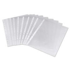 A4 Clear Punched Poly Pockets