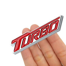 1× TURBO Logo Emblem Badge