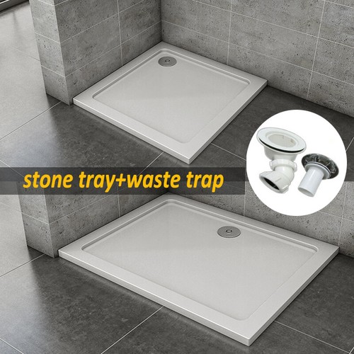 Slimline stone shower tray - stone,