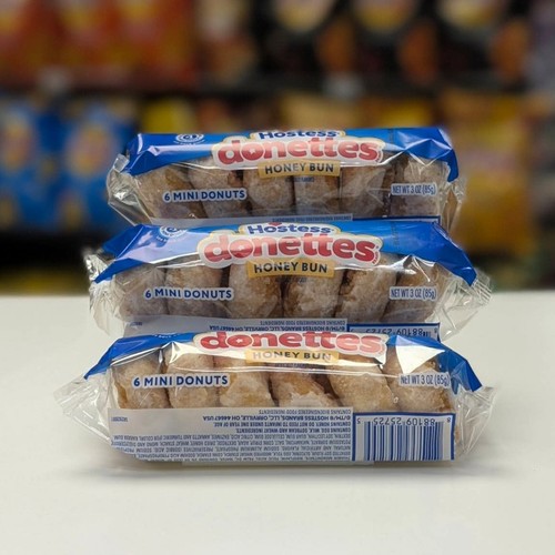 Hostess donettes honey bun - bun, 6