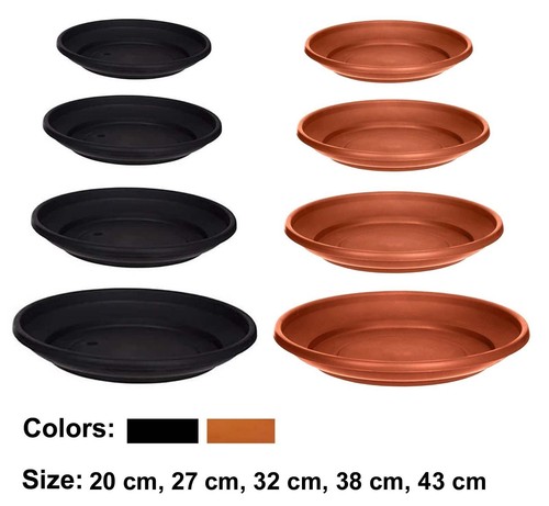 Saucer round base water - round,