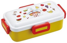 Bento Box 530ml Antibacterial Fluffy Dome Lid For Women Made in Japan Ado