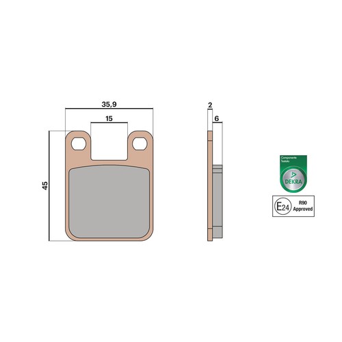 Malossi brake pads - , mhr