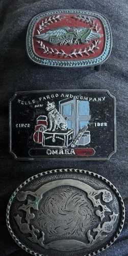 Vintage belt buckles wells - 3,