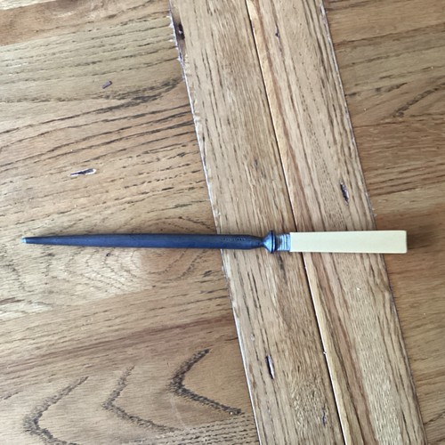 Vintage sharpening steel cast - sharpening,