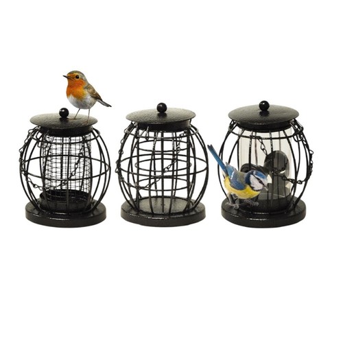 Set wild bird metal feeder - 3,