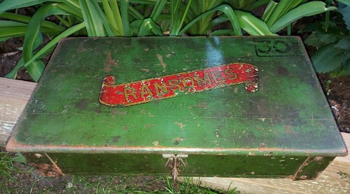 Scarce ransomes wooden tool - ransomes,
