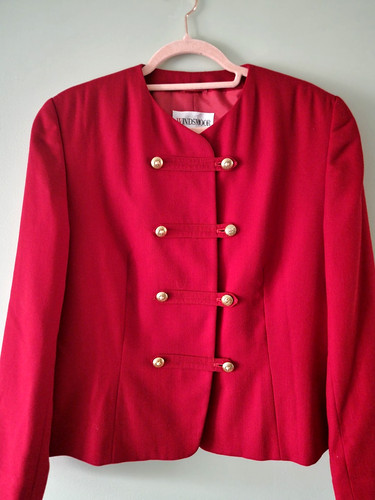 Windsmoor red wool - red, military