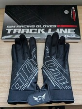 GT Omega Racing Gloves - Black SimRacing Esports Driving NEW ✅ Size S ✅