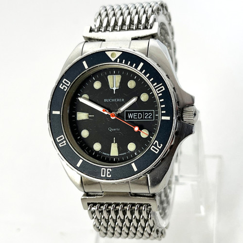 Vintage 80s bucherer diver - 80s,