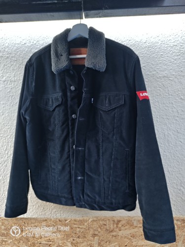 Levi mens sherpa jacket size - levi,