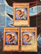 3x Yugioh card - Gigantic