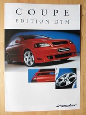 IRMSCHER OPEL ASTRA COUPE DTM Edition orig 2002 French Mkt Sales Brochure