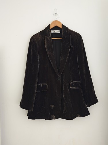 Zara green velvet - green,