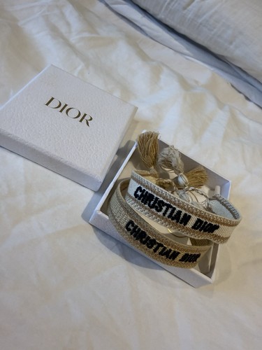 Dior bracelet set beige gold - dior,