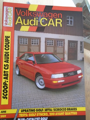 Volkswagen audi car jun 1989 - volkswagen,