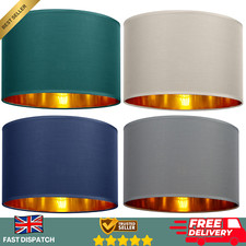 Modern Fabric Light Shade Table Lamp Shade Pendant Light Fitting  Easy Fit Drum