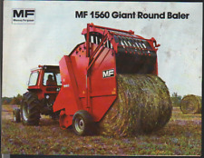 Massey Ferguson "MF 1560" Giant Round Baler Brochure Leaflet