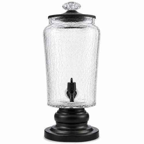 Glass drinks dispenser with - glass,