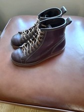 Men's CAT Brown Leather Monkey / Roofer / Hiking Boots UK 7 EU 41 GC