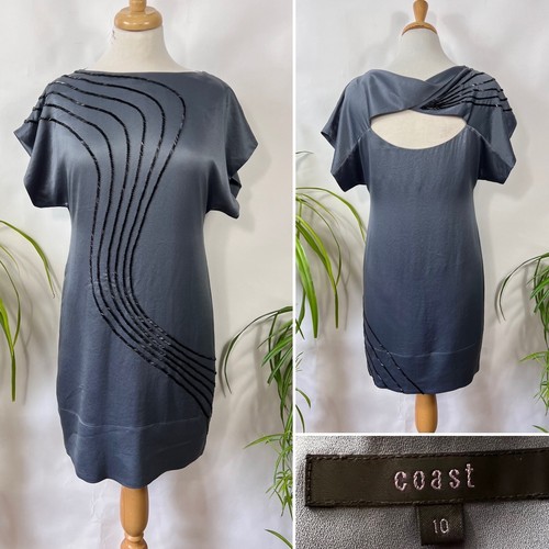 Coast silver grey satin - silver,