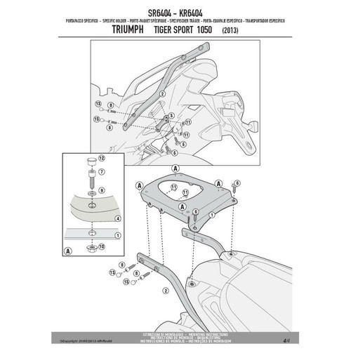 Luggage rack for - luggage, 1050