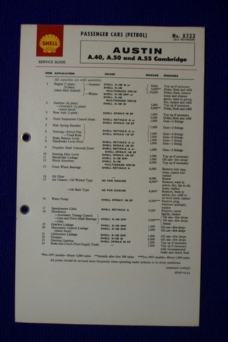 Austin a40 a50 - austin, a55