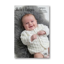 Crochet Pattern for Crocodile St Baby Cardigan | Preemie to 6 Months | CP311