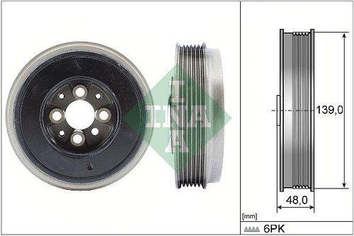 Belt pulley crankshaft - pulley,,
