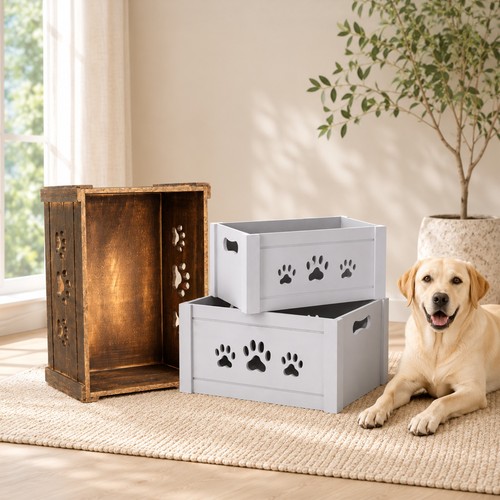 Paw shaped cutout pet wooden - cutout,
