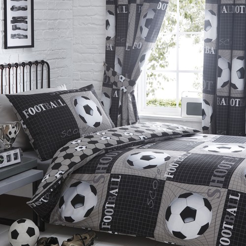 Football bedding range black - range,