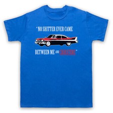 CHRISTINE NO SHITTER UNOFFICIAL PLYMOUTH FURY HORROR MENS & WOMENS T-SHIRT