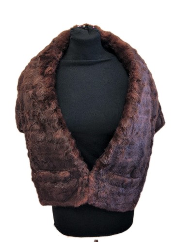 Vintage reddish brown mink - reddish,