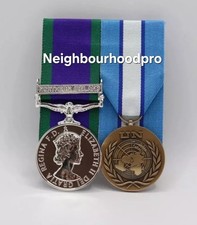 GSM medal With Clasp & UN Cyprus Full Size Replica court mounted medal set.....