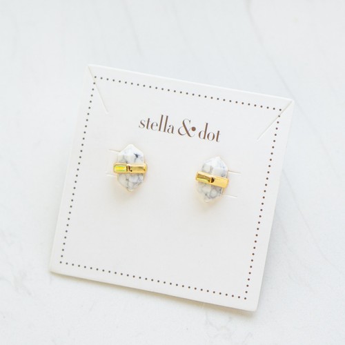 Stella dot stone rebel studs - &,