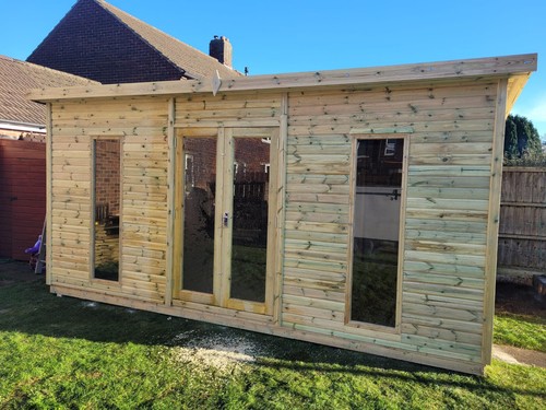 Shed summerhouse pent - pent, summer