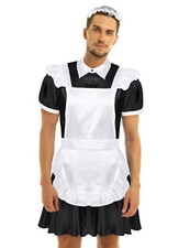 Male French Maid Apron Dress