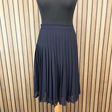 Hobbs Skirt Navy UK 14 Knee