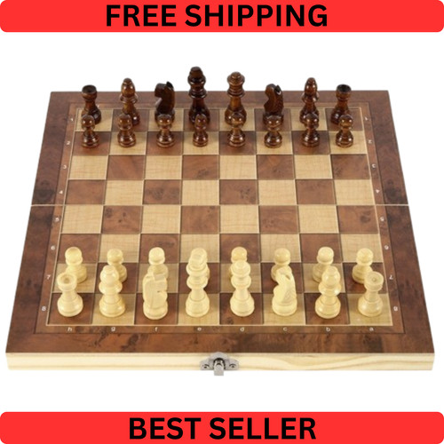 Large chess wooden - large, set