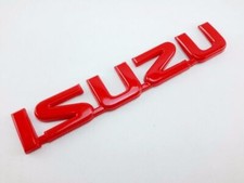 LOGO REAR 3D FOR ISUZU RED