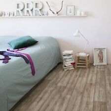 Vinyl Flooring Dark Wood Plank Effect Cushion Back Roll Lino Kitchen Bathroom