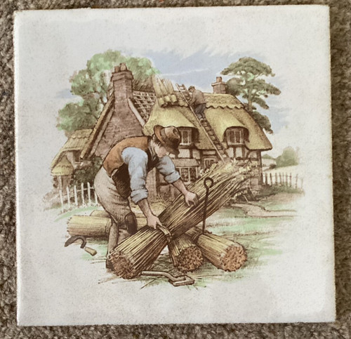 Vintage pilkington tile - tile,