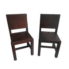 Vintage Plywood Toddler Chairs