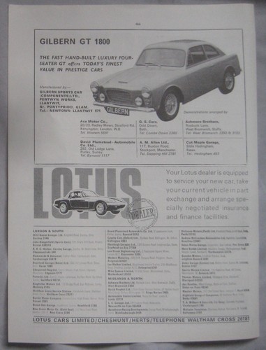 1966 gilbern 1800 - 1966,
