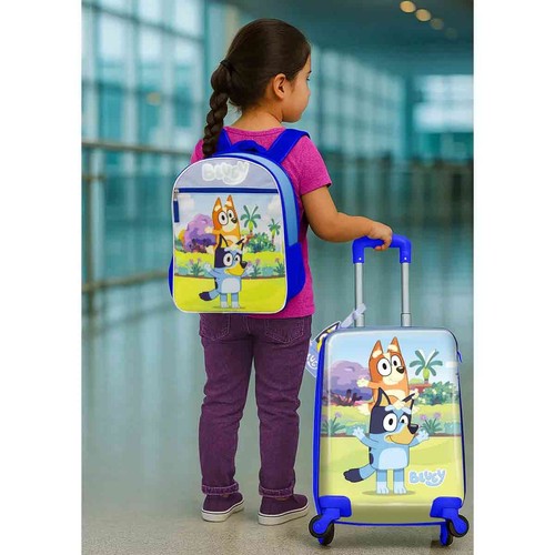 Kids piece luggage - set, bluey